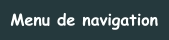 Menu de navigation